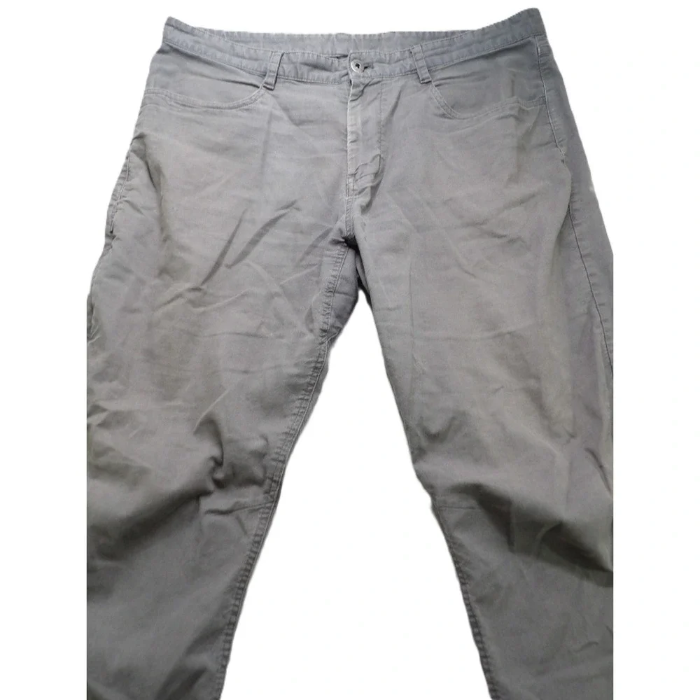 The North Face Motion Hiking Trail Chino Pants Cotton Stretch Men 38 Short Gray